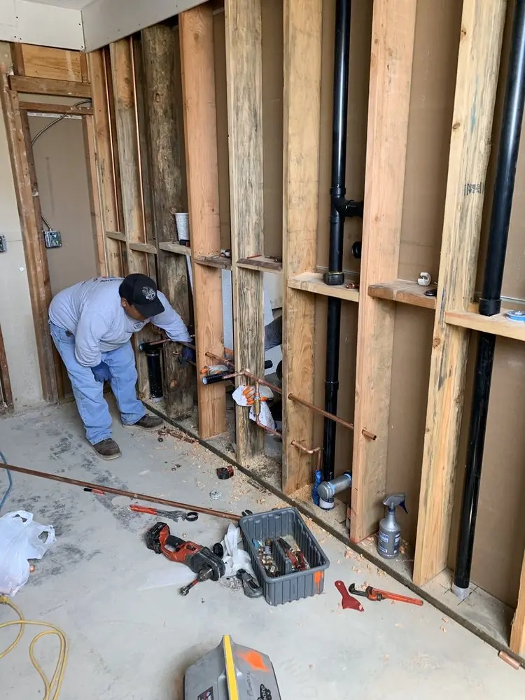 Commercial rough-in plumbing for Water Heater Replacement in Newark Heights